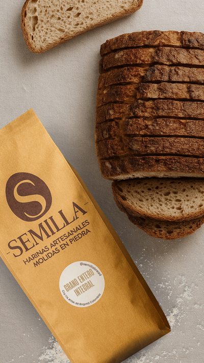 Harina grano entero fina