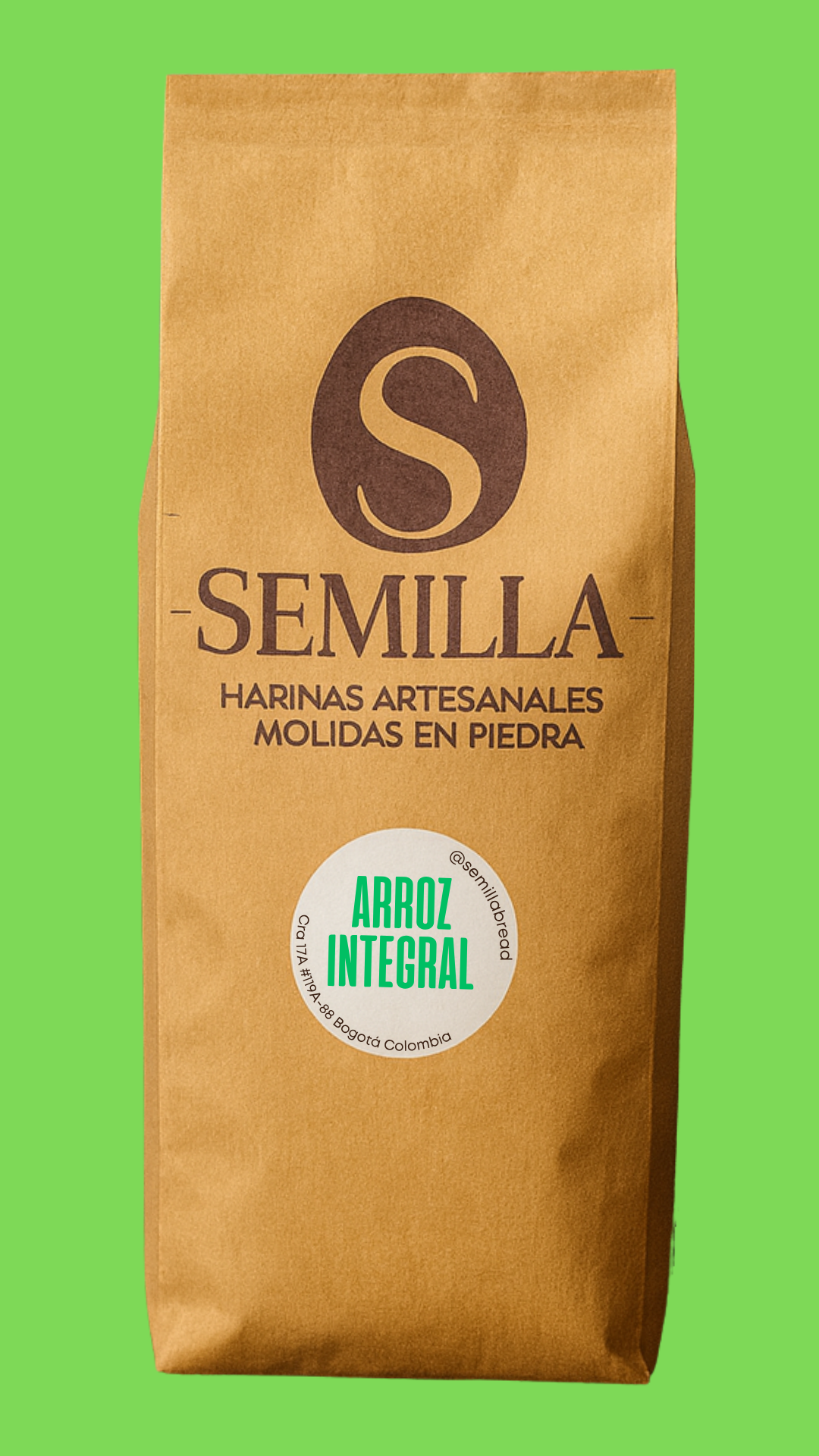 Harina de arroz integral