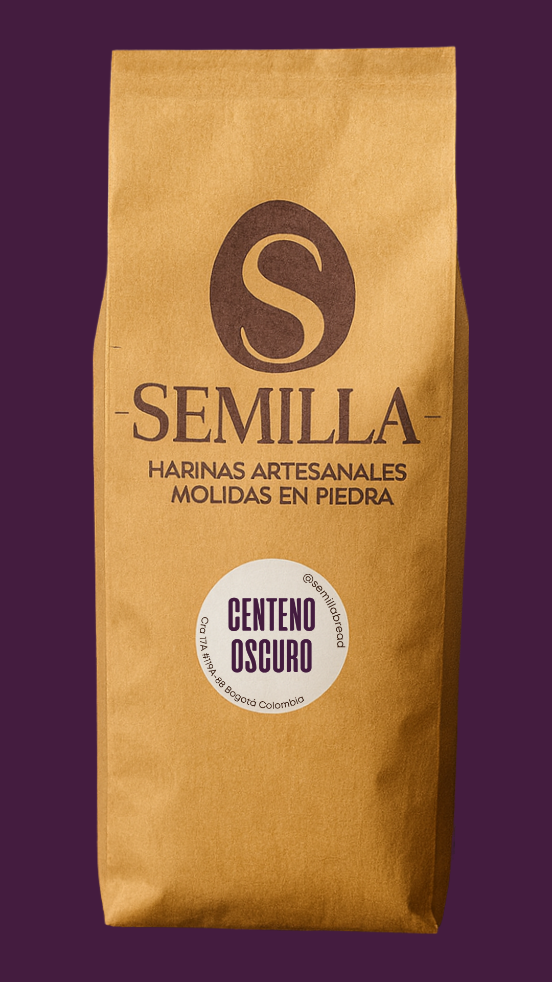 Harina de centeno oscuro