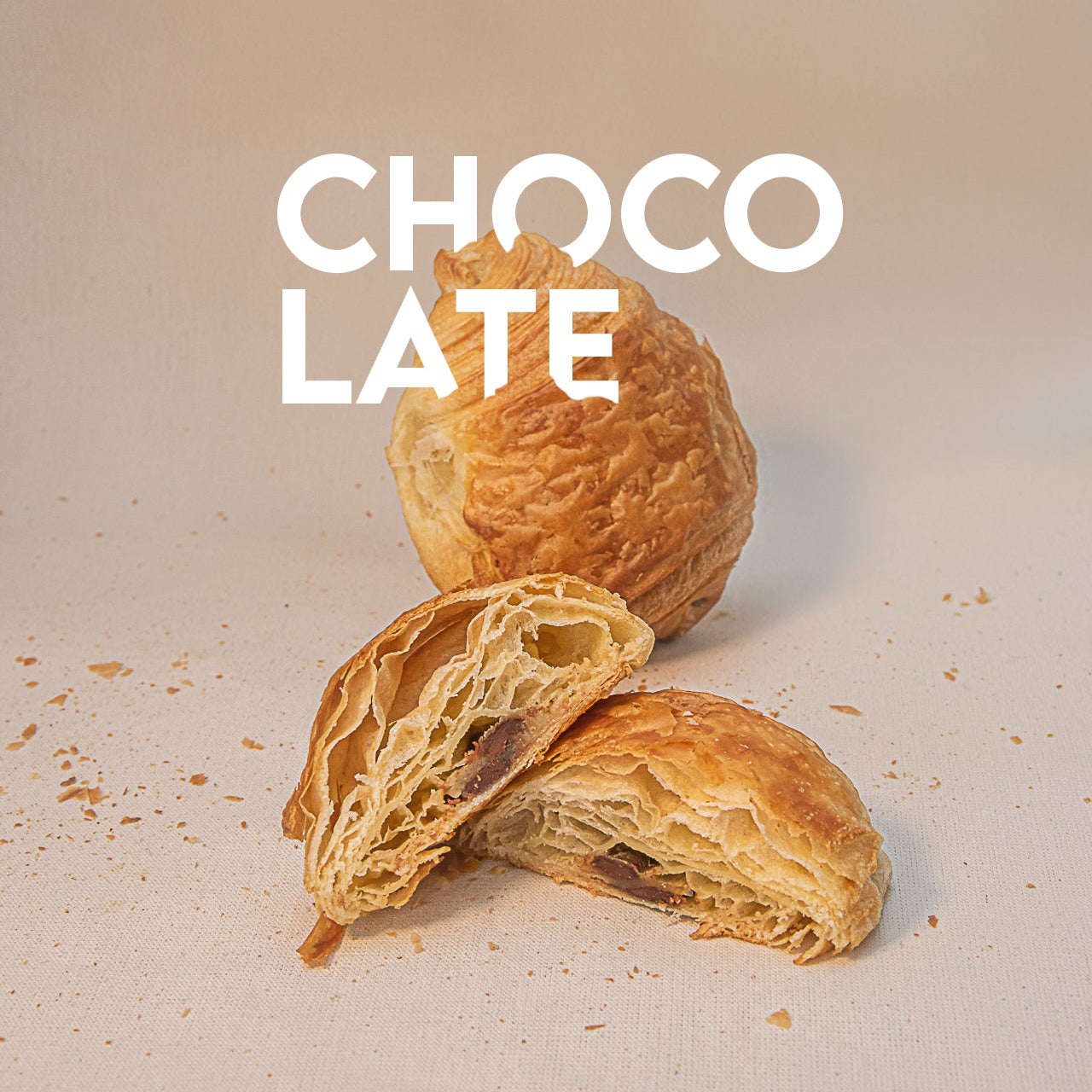 Croissants de chocolate